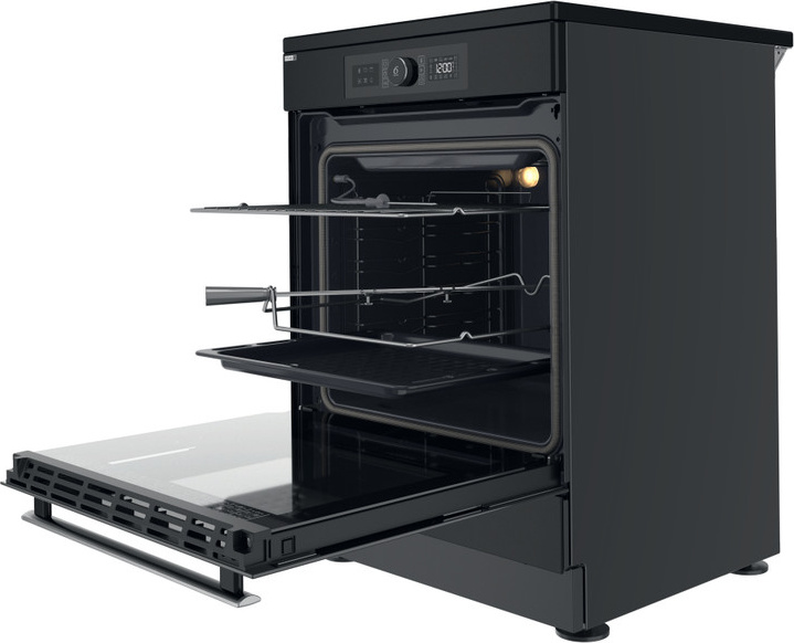 WHIRLPOOL fornuis met inductie kookplaat - 60cm - WS68IS8APBP/E