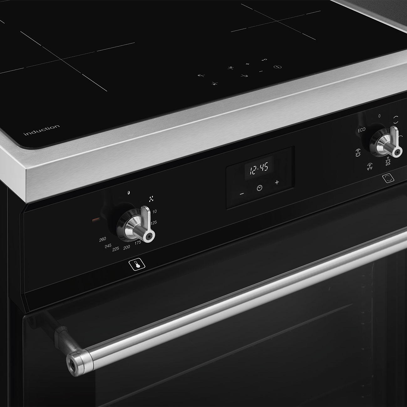 SMEG fornuis met inductie kookplaat - 60cm - C6IMBLT2