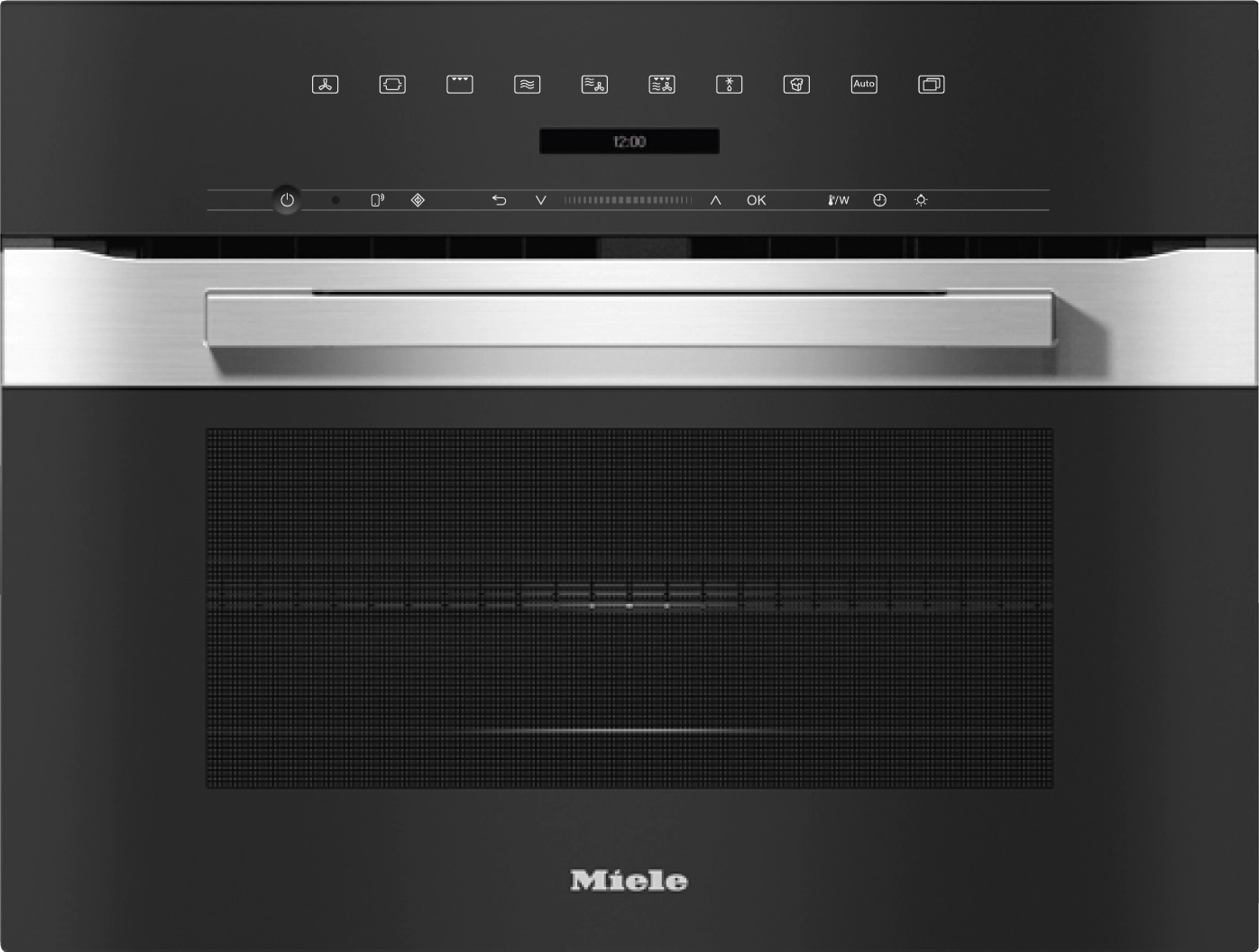 MIELE PURELINE multifunctionele oven met microgolfoven - 45cm - H7240BMCS