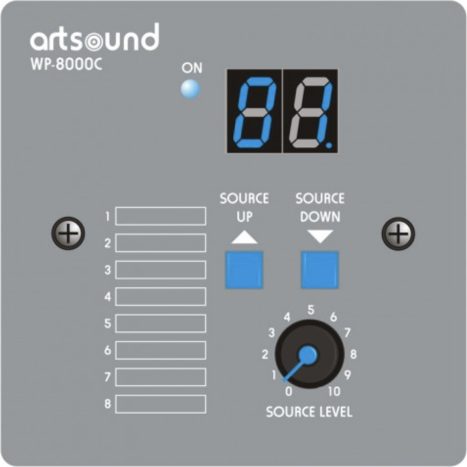ARTSOUND bediening - WP-8000C