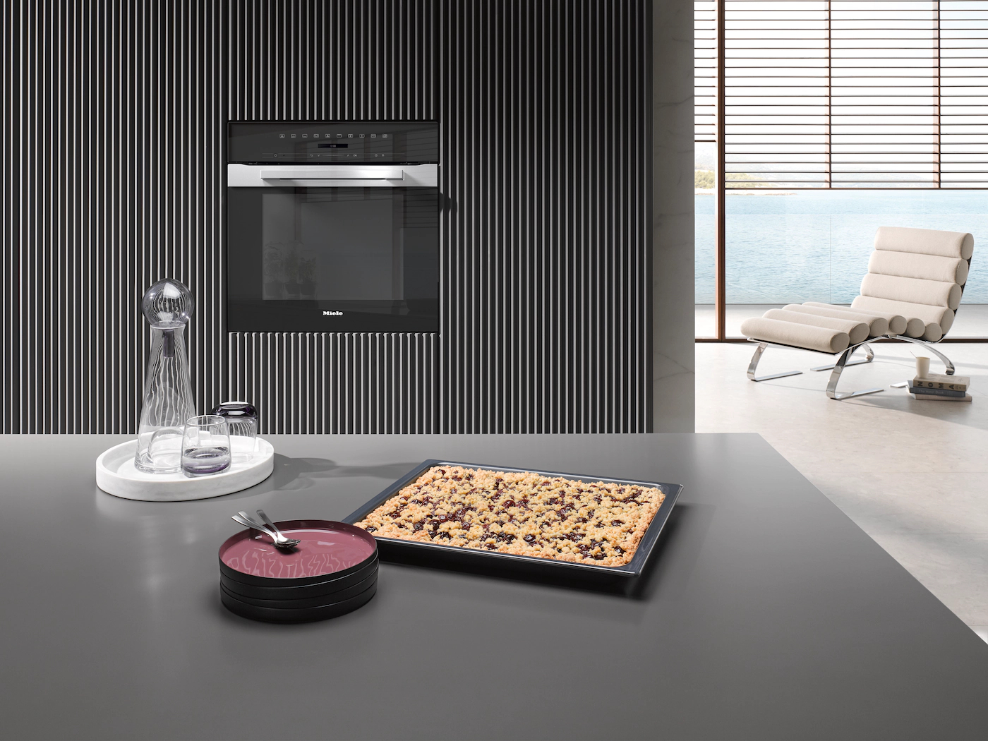 MIELE PURELINE multifunctionele oven - 60cm - H7260BCS