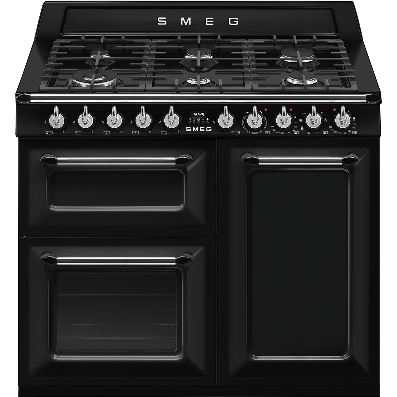 SMEG TR103BL fornuis met gaskookplaat - 100cm