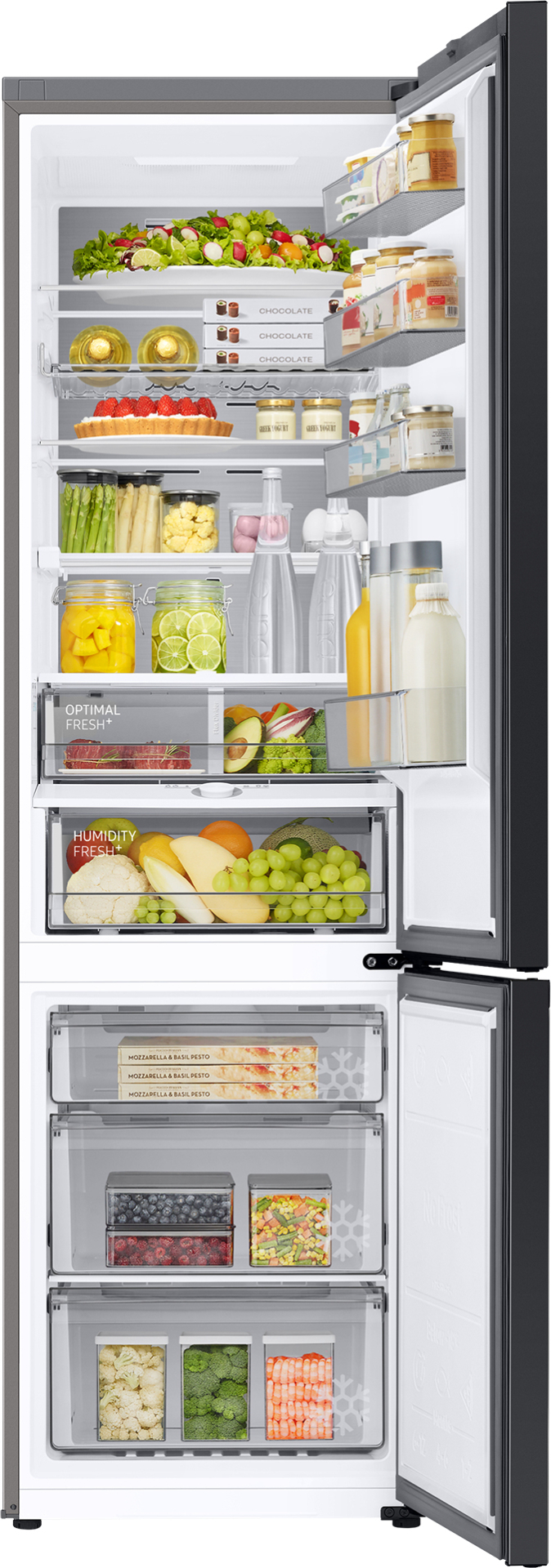 SAMSUNG Vrijstaande koel-vriescombinatie - RB38C7B6AB1/EF