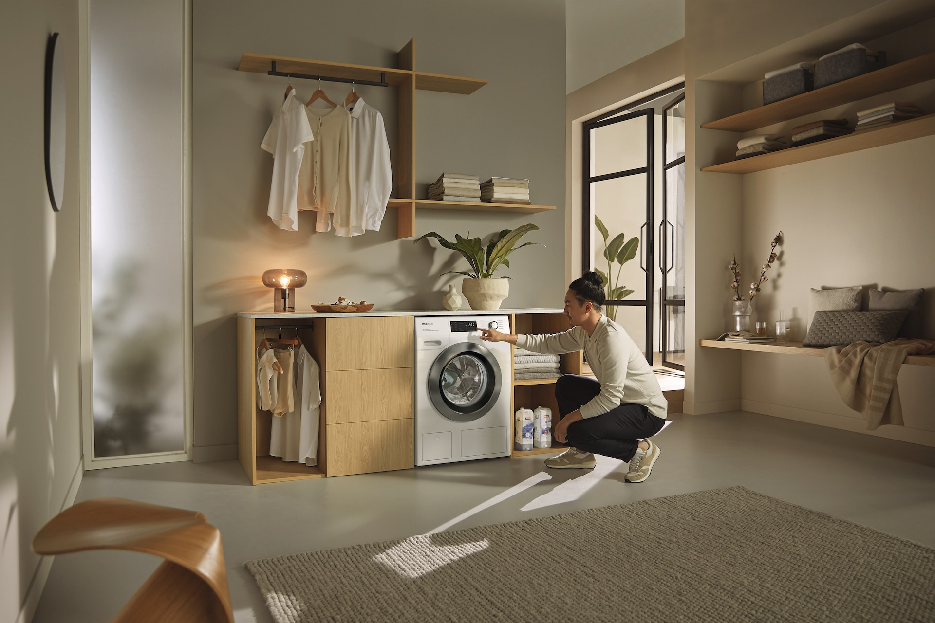 MIELE CHROME EDITION Wasmachine 9 kg - WEG895WPS