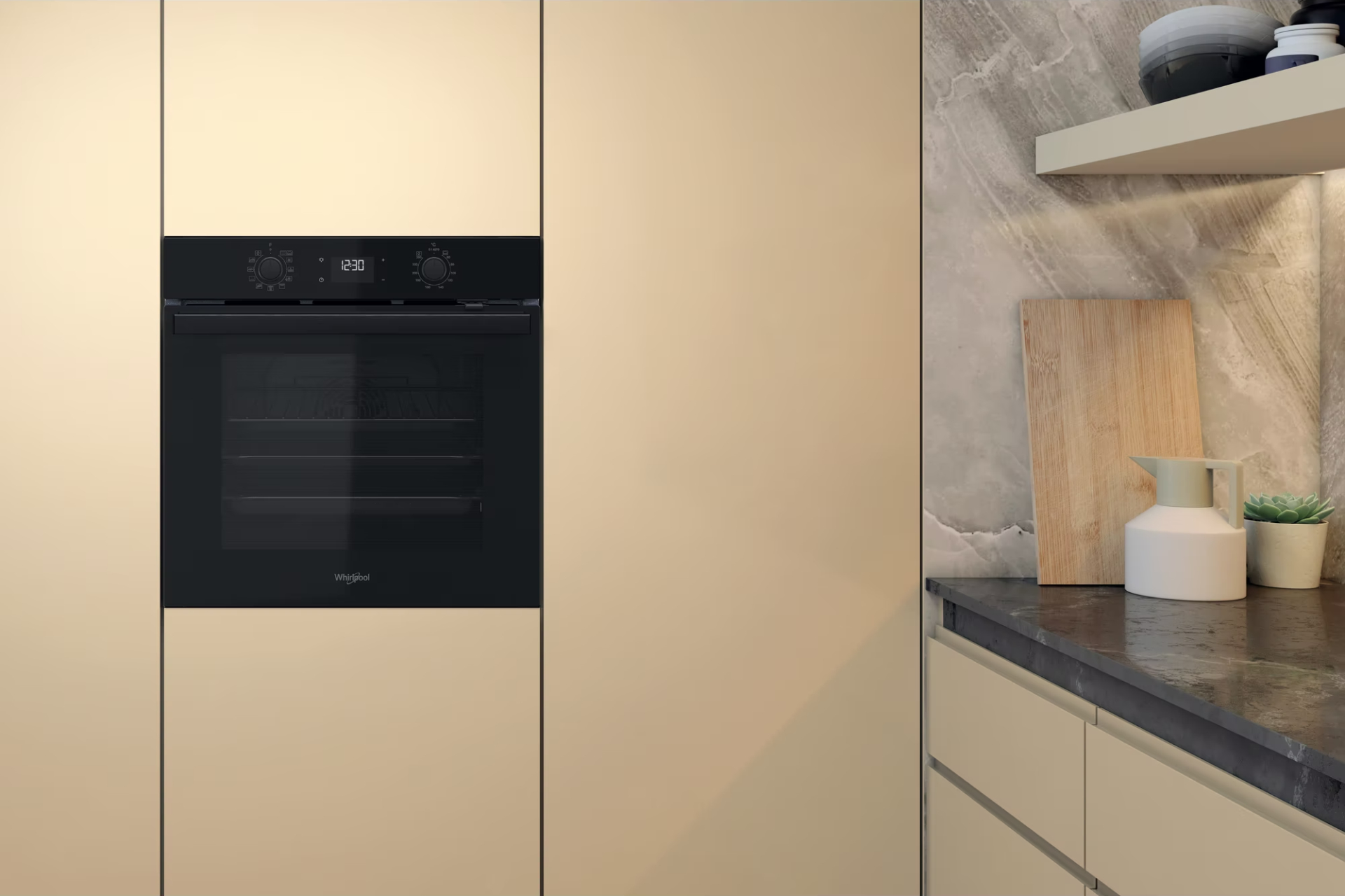 WHIRLPOOL NEW ACTUAL multifunctionele oven - 60cm - OMR58HU1B