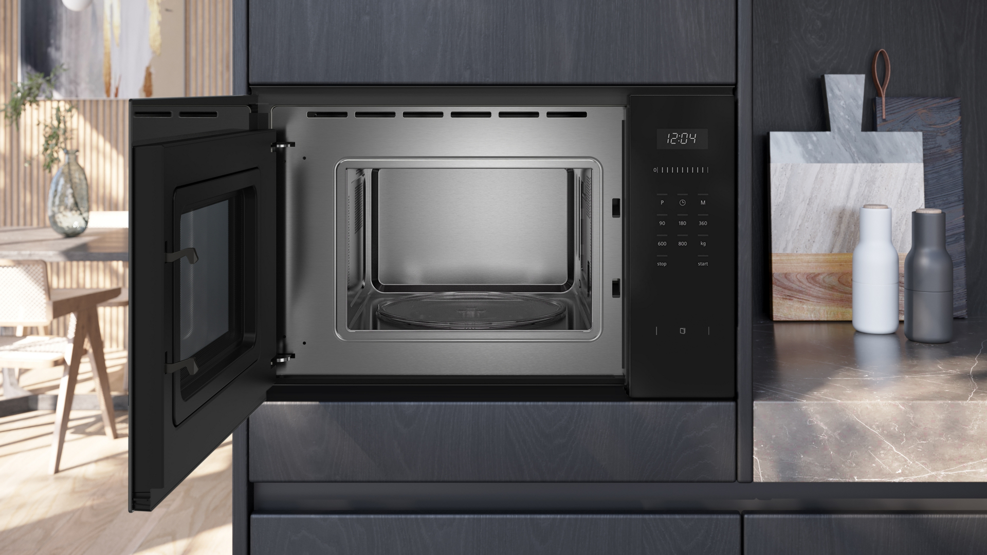SIEMENS iQ500 microgolfoven - 38cm - BF525LMB1