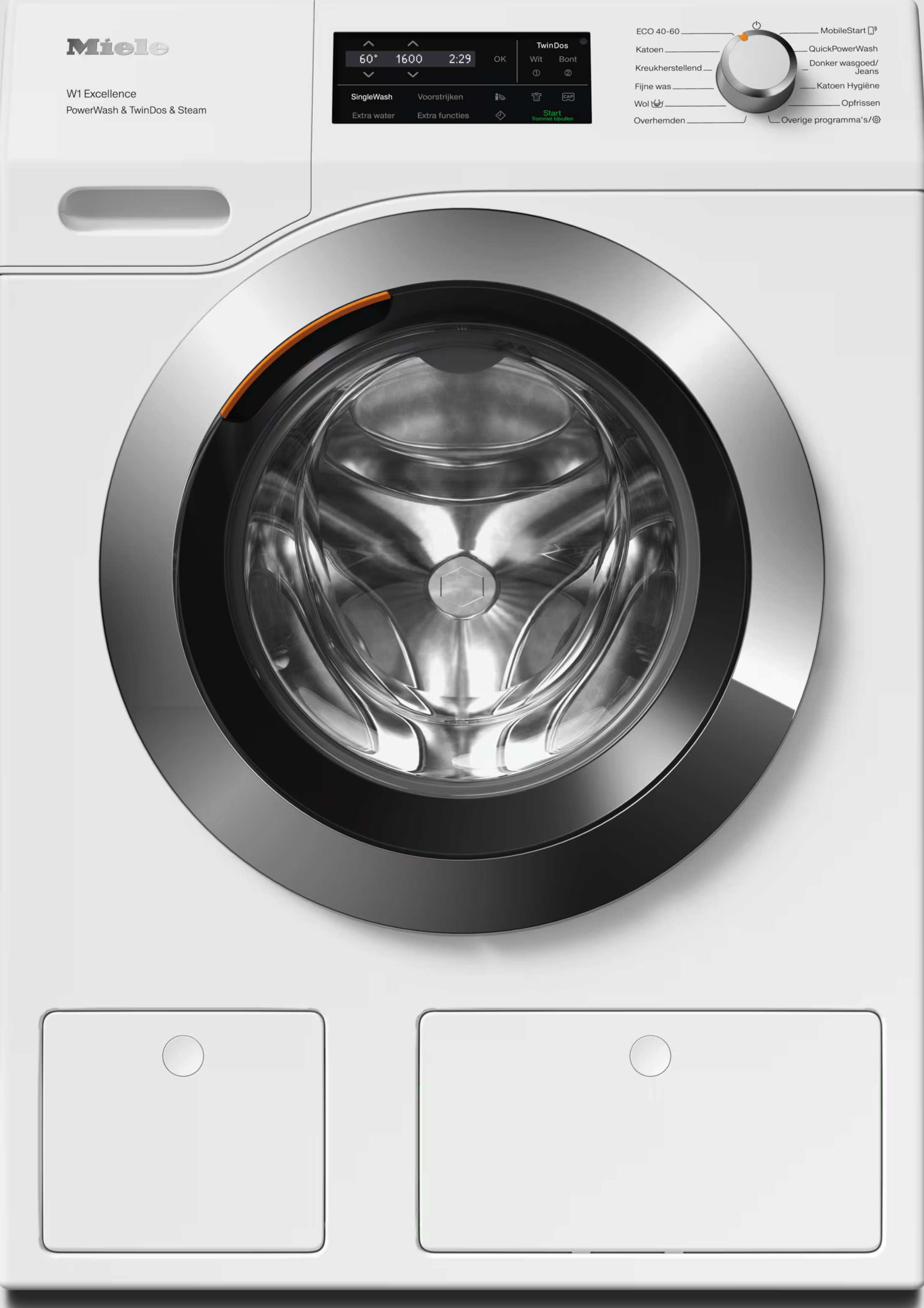 MIELE CHROME EDITION wasmachine - WEJ895WPS