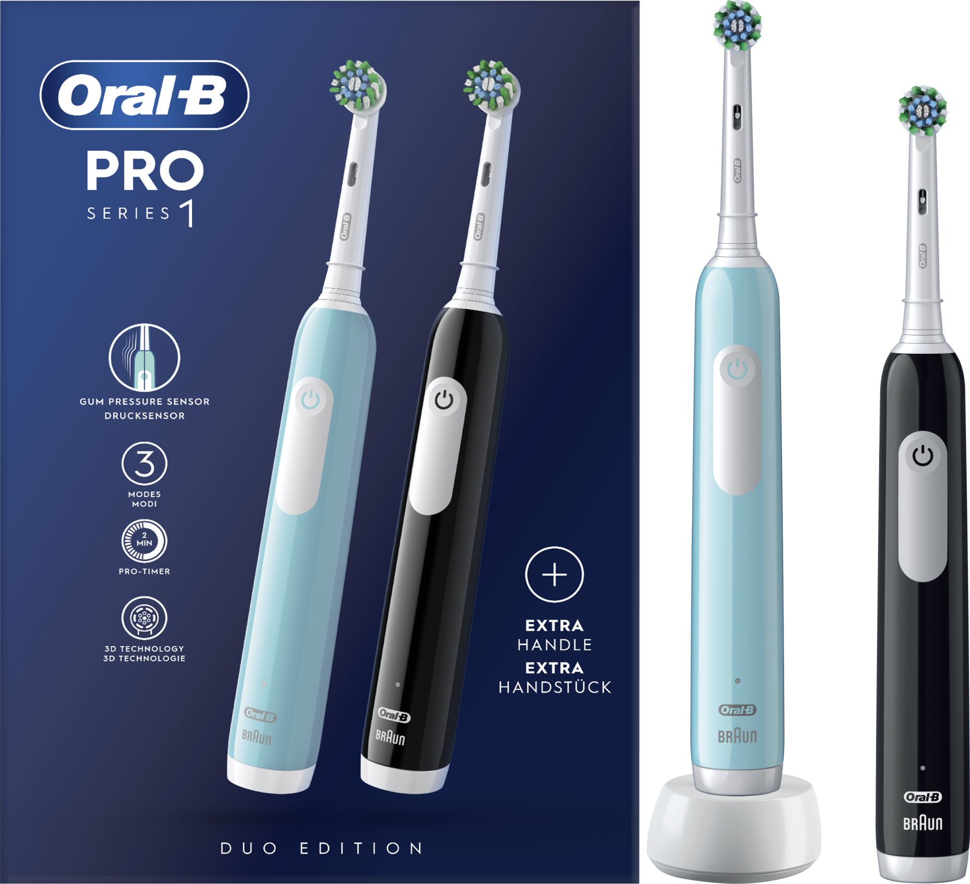 ORAL B elektrische tandenborstel - OBPRO1DUO