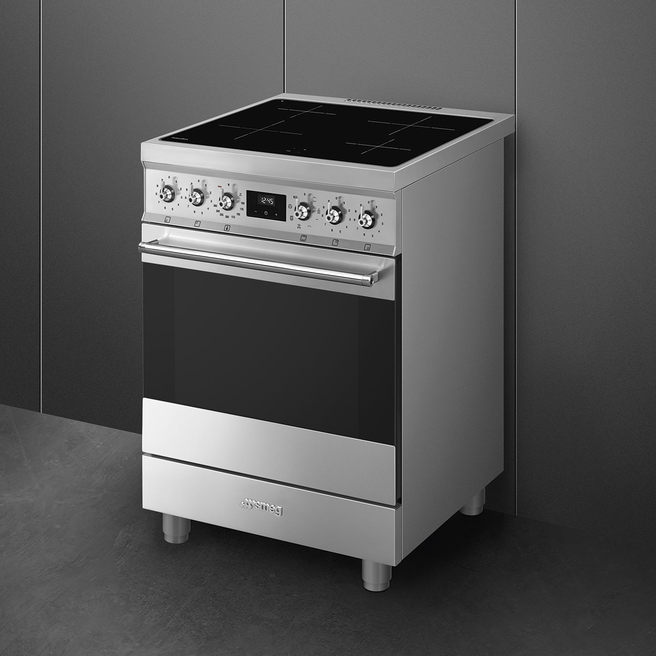 SMEG fornuis met inductie kookplaat - 60cm - C6IMXM2