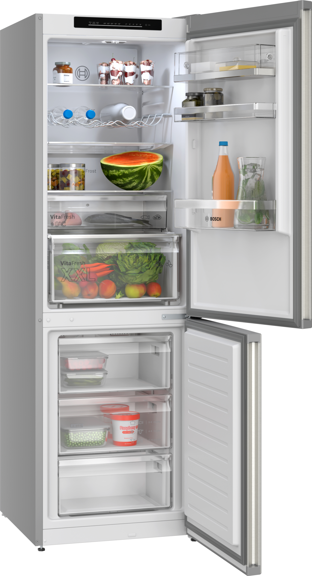 BOSCH SERIE 4 Vrijstaande koel-vriescombinatie - KGN36EICF