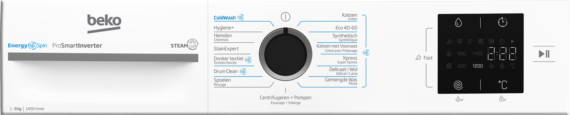BEKO wasmachine - BM3WFT3941W