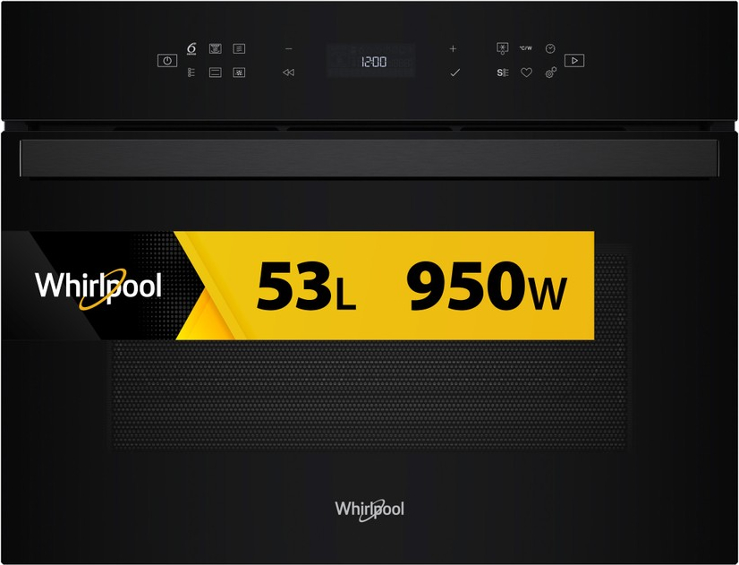 WHIRLPOOL multifunctionele oven met microgolfoven - 45cm - WCW6O7HTB
