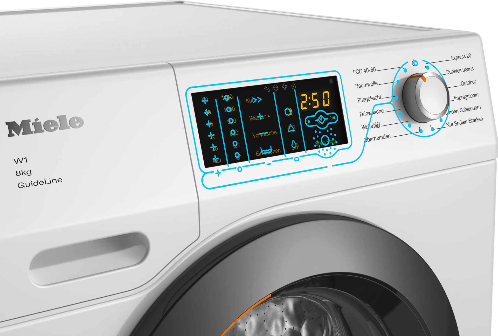 MIELE STANDARD CHROME EDITION Wasmachine 8 kg - WDD131WPS
