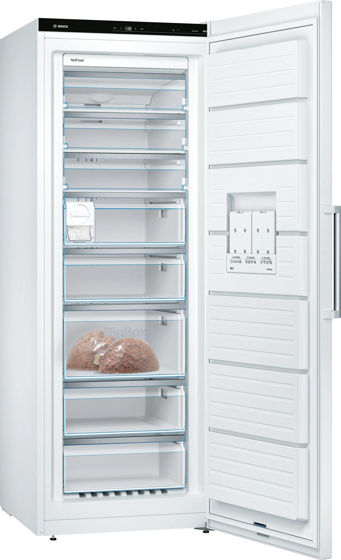 BOSCH SERIE 6 vrijstaande vriezer - 191cm - GSN58AWCV