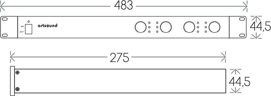 ARTSOUND versterker - PRL-1504