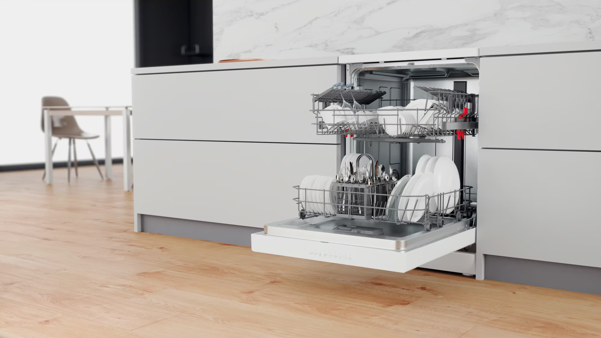 WHIRLPOOL vrijstaande vaatwasser - W2FHD624