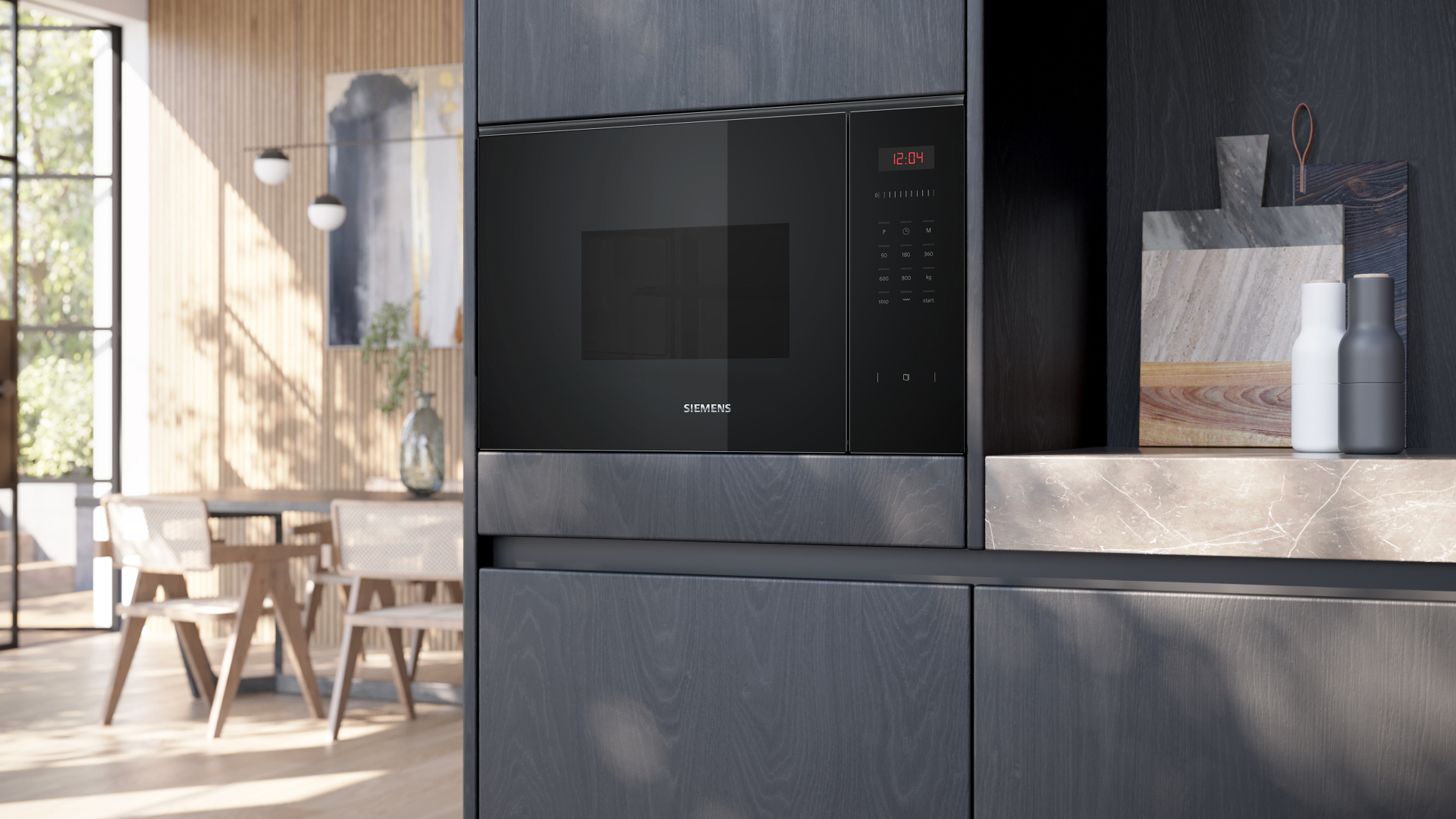 SIEMENS IQ300 microgolfoven met grill - 38cm - BE523LMB1