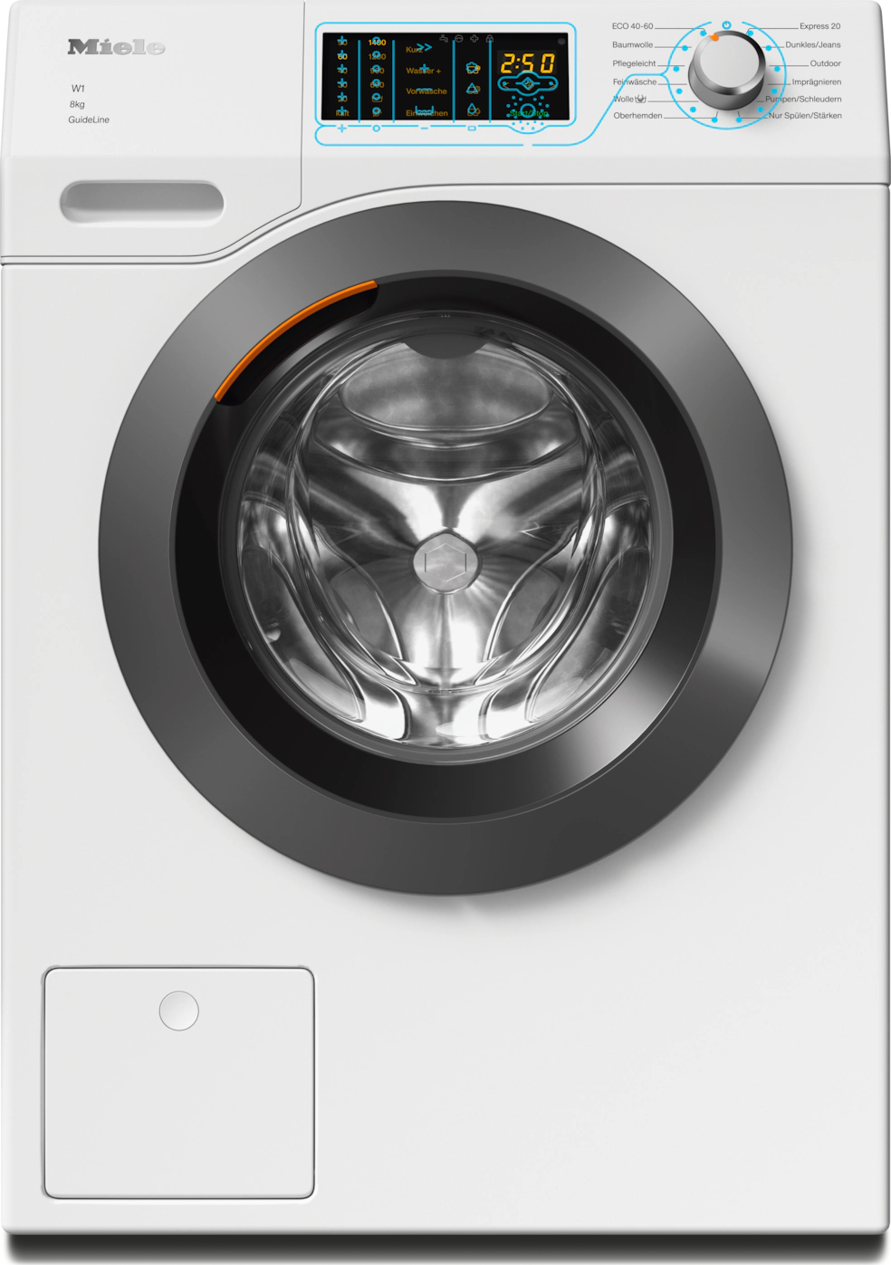 MIELE STANDARD CHROME EDITION Wasmachine 8 kg - WDD131WPS