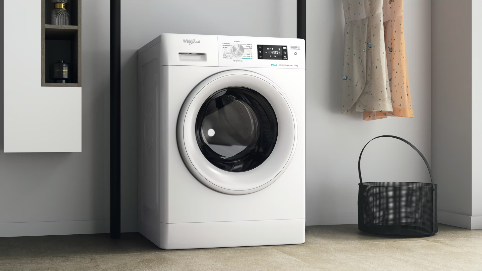 WHIRLPOOL Wasmachine 9 kg - FFB9469WVEE