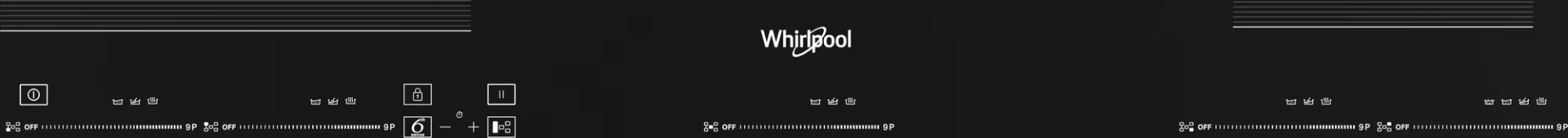 WHIRLPOOL inductiekookplaat - 90cm - WT1090BA