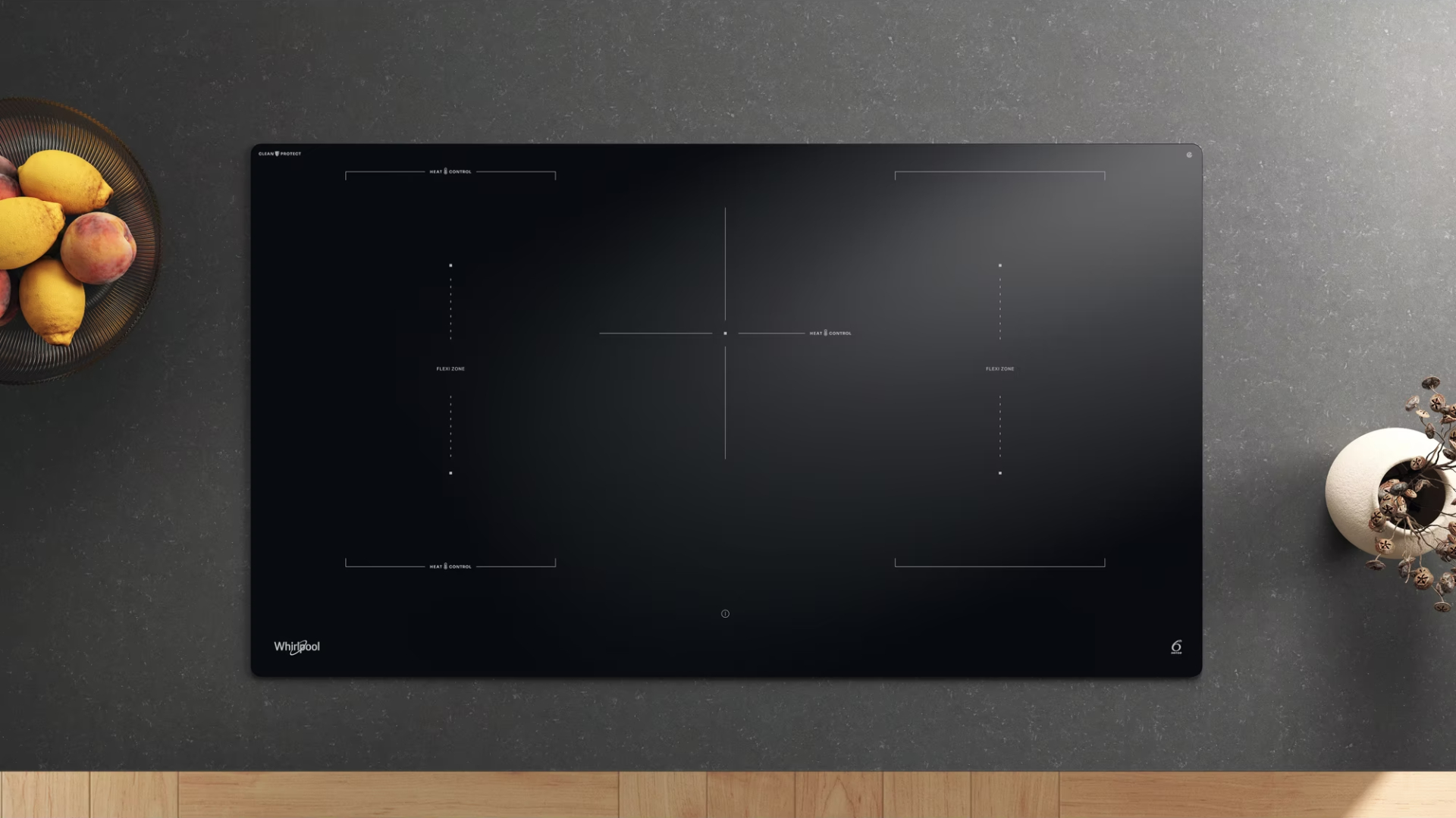 WHIRLPOOL inductiekookplaat - 90cm - WEX9024DCFF2