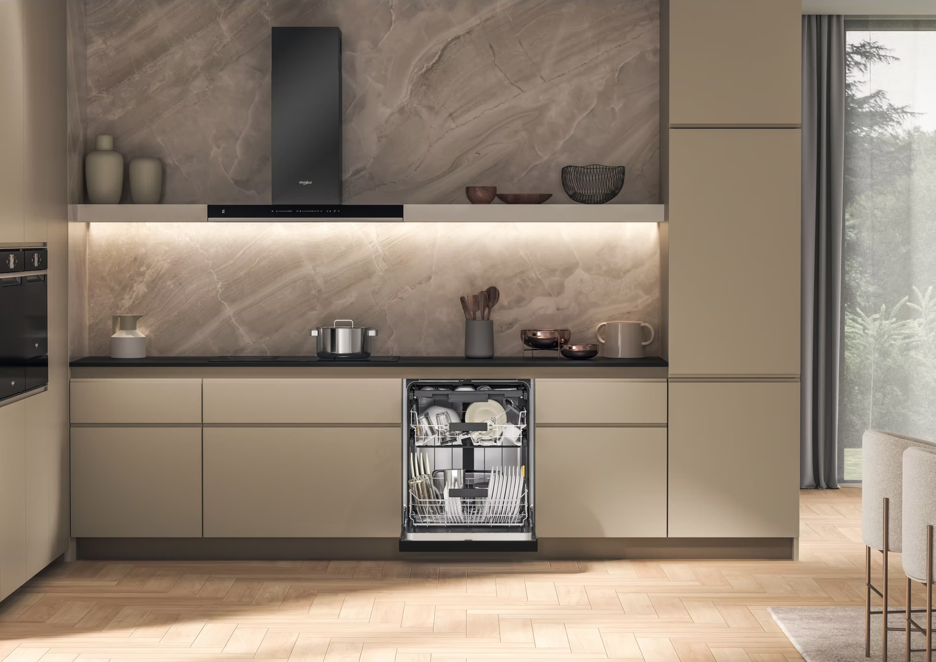WHIRLPOOL vaatwasser onderbouw - W7UHS31X