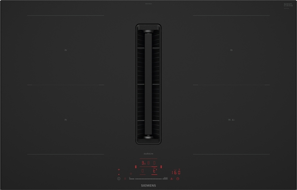 SIEMENS ED87BHQ26E IQ500 kookplaat met afzuiging - 80cm