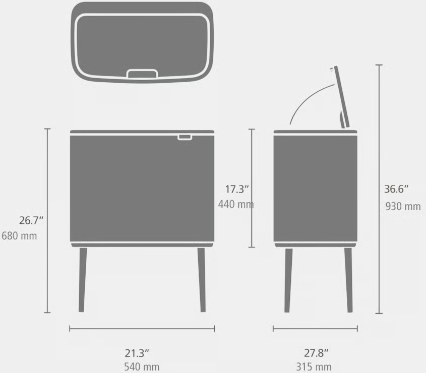 BRABANTIA afvalemmer - 255007