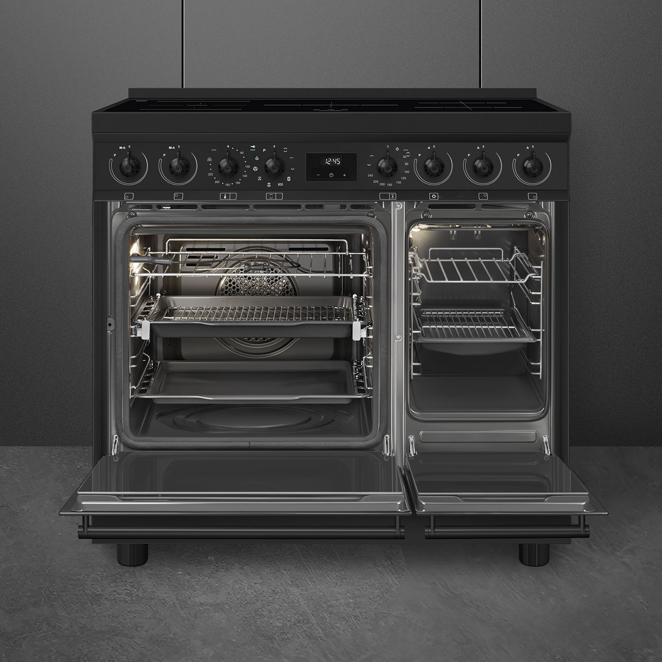 SMEG fornuis met inductie kookplaat - 90cm - C92IPN2