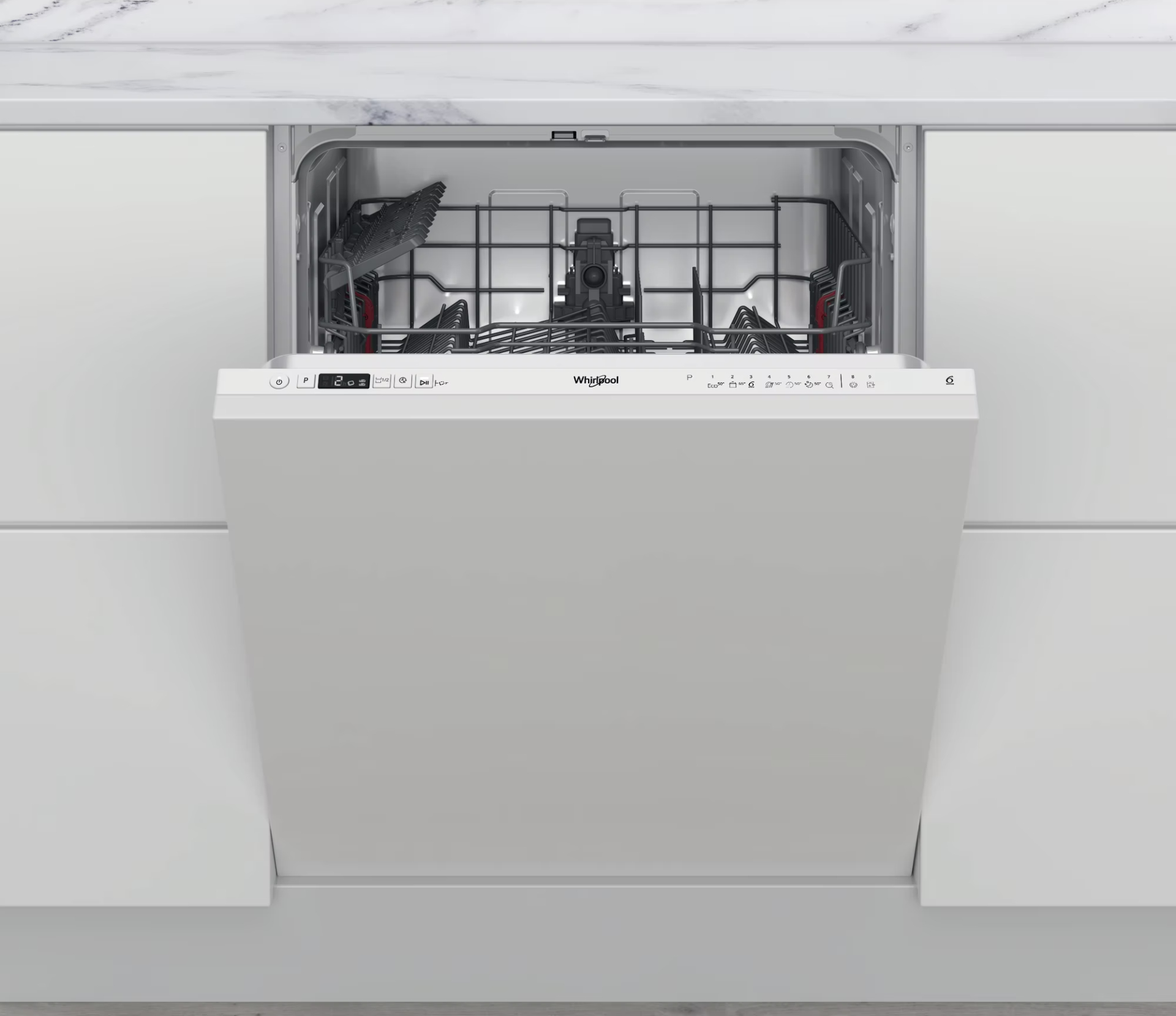 WHIRLPOOL vaatwasser volledig integreerbaar - W2IHD526A