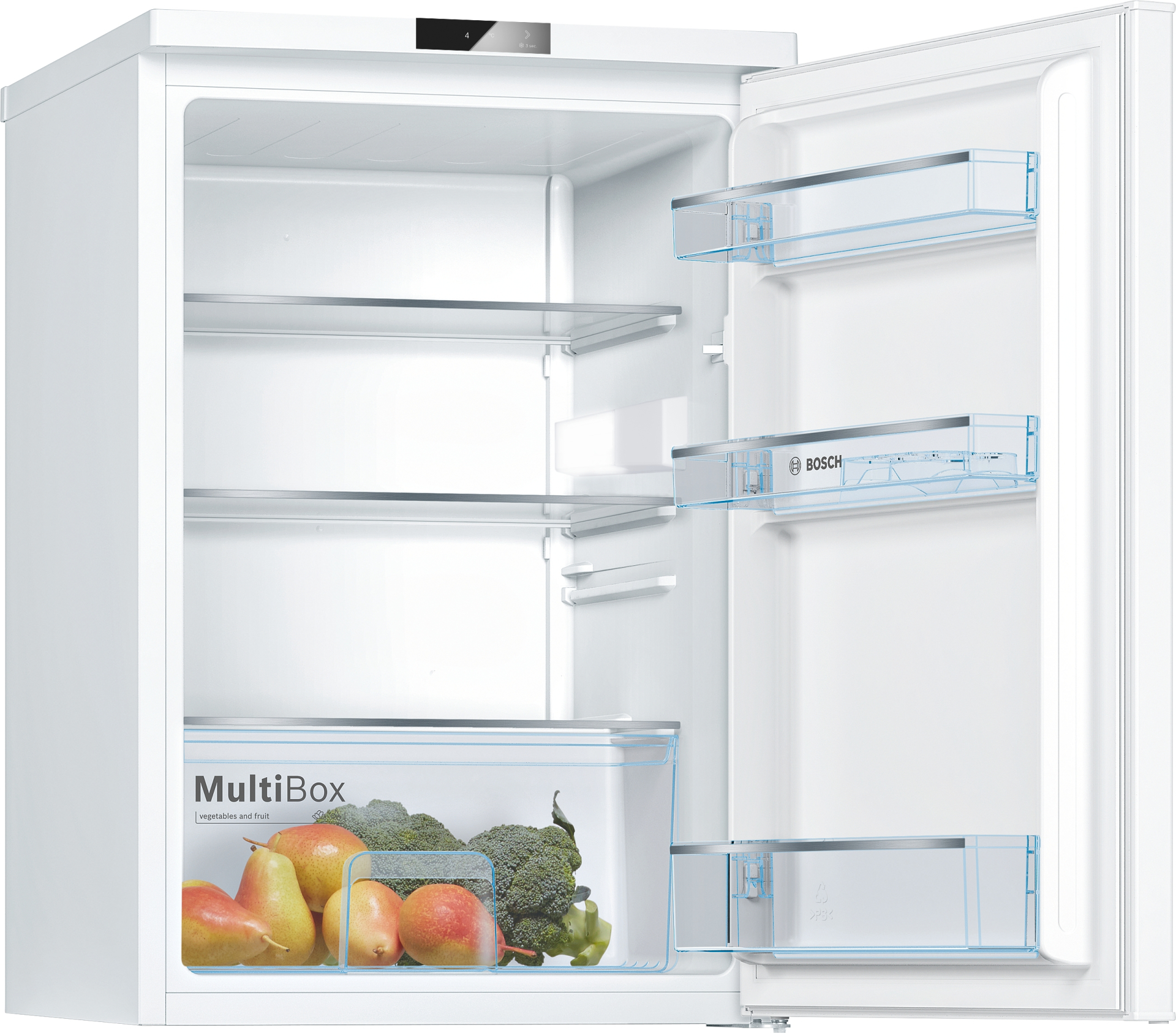 BOSCH SERIE 2 vrijstaande koelkast zonder vriesvak - 85cm - KTR15NWEB