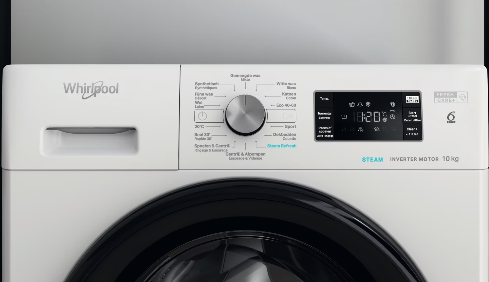 WHIRLPOOL Wasmachine 10 kg - FFB10469EBVBE