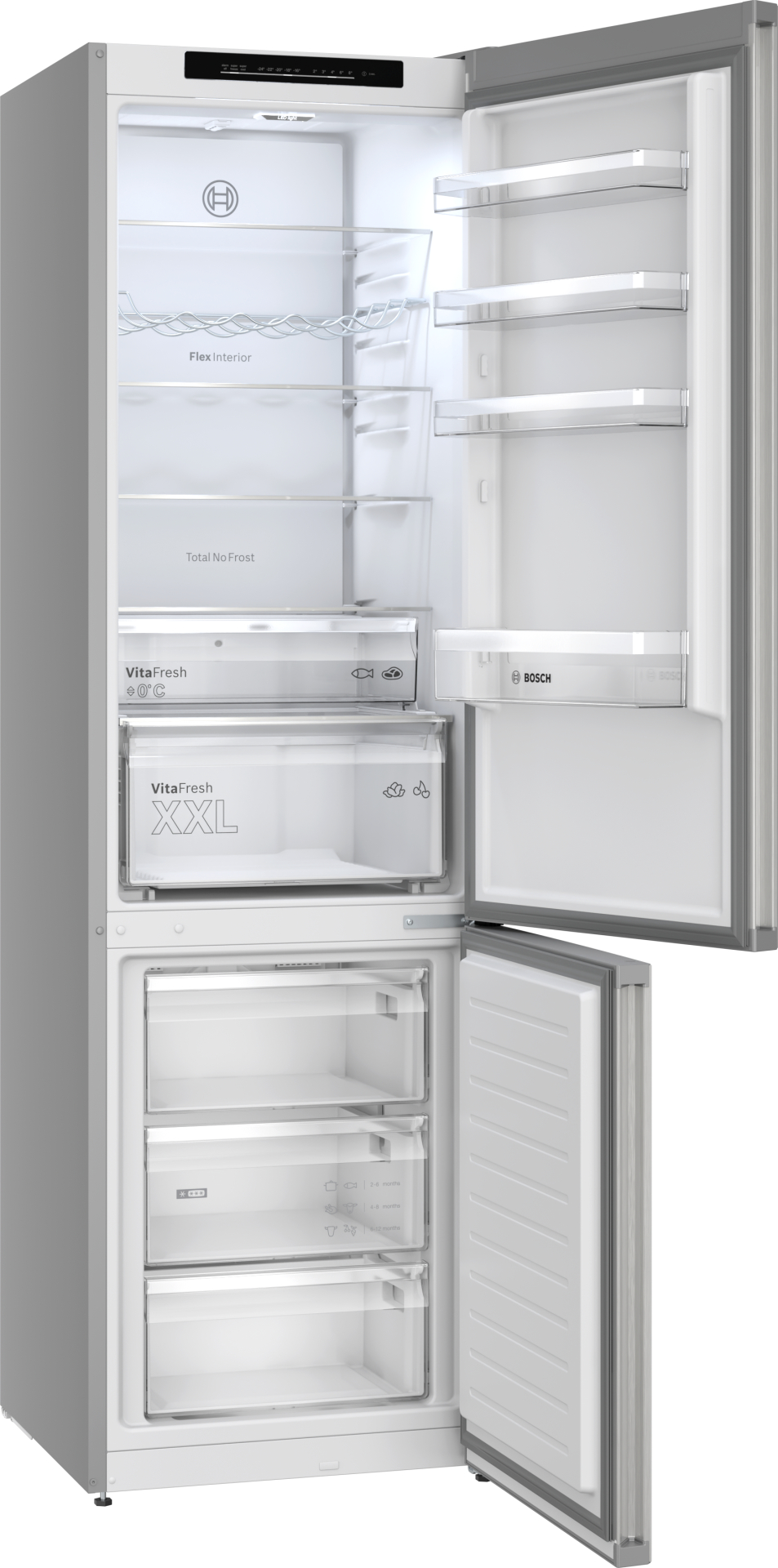 BOSCH SERIE 4 Vrijstaande koel-vriescombinatie - KGN392LBF