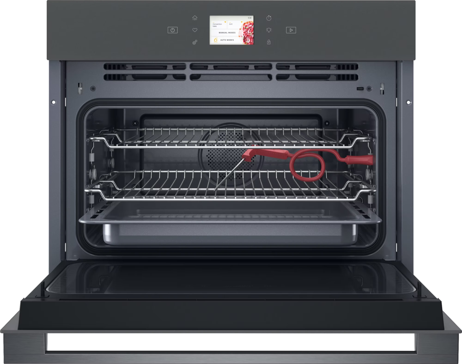 WHIRLPOOL multifunctionele oven met microgolfoven - 45cm - WCW11O7FHTSSM