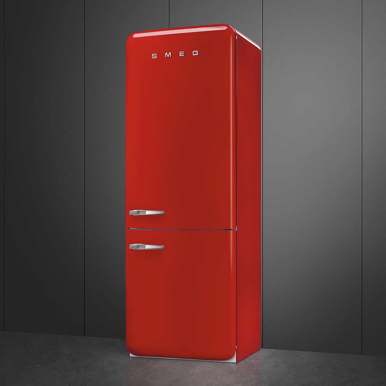 SMEG vrijstaande koel-/vriescombinatie - 205cm - FAB38RRD6