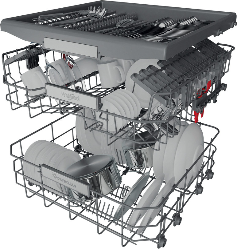 WHIRLPOOL vaatwasser volledig integreerbaar - W0ID561S