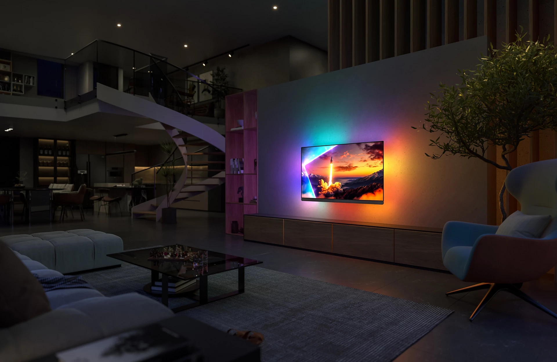 PHILIPS Televisie 77" OLED 4K (UHD) - 77OLED910/12
