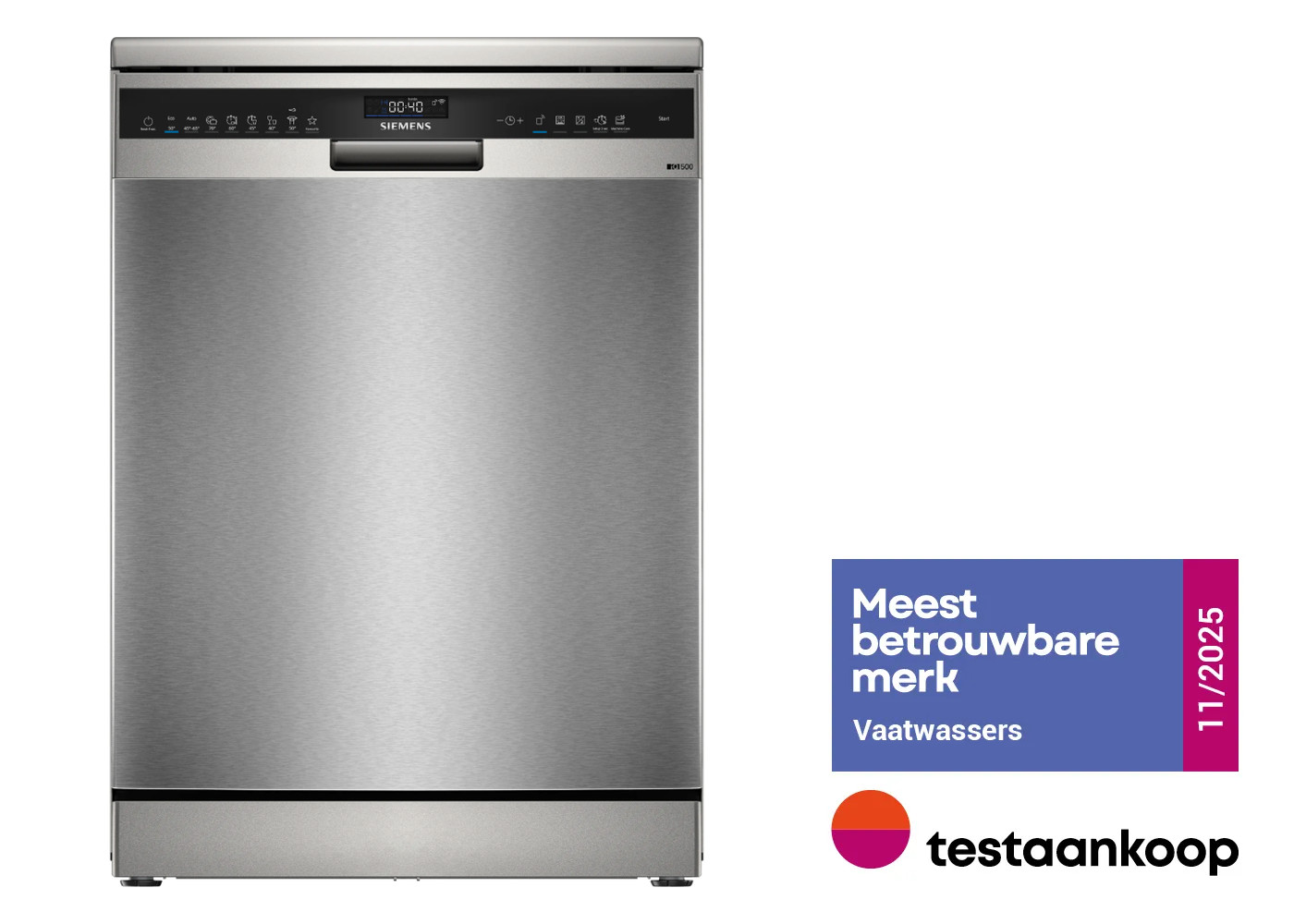 SIEMENS SN25EI13CE iQ500 vrijstaande vaatwasser