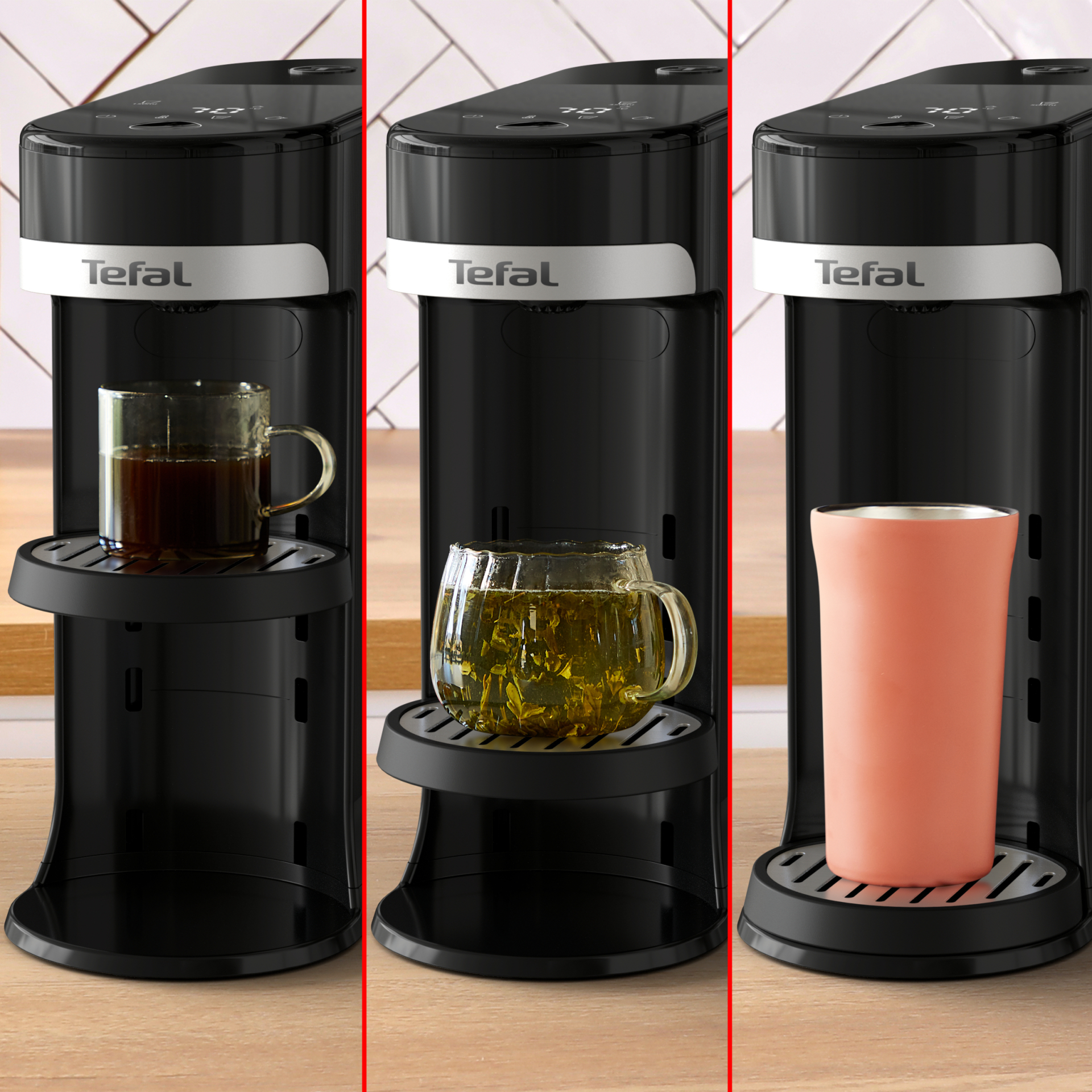 TEFAL Waterkoker zwart - BR3508E0