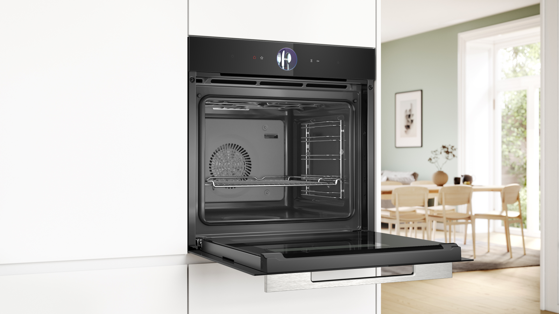 BOSCH SERIE 8 multifunctionele oven met stoom - 60cm - HSG7361B1