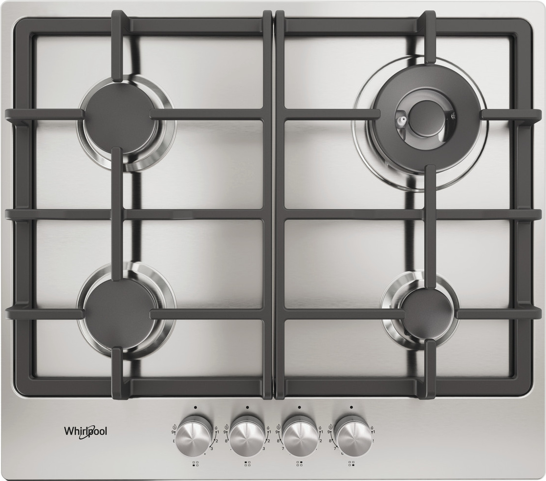 WHIRLPOOL gaskookplaat - 58cm - TKRL661IXEU