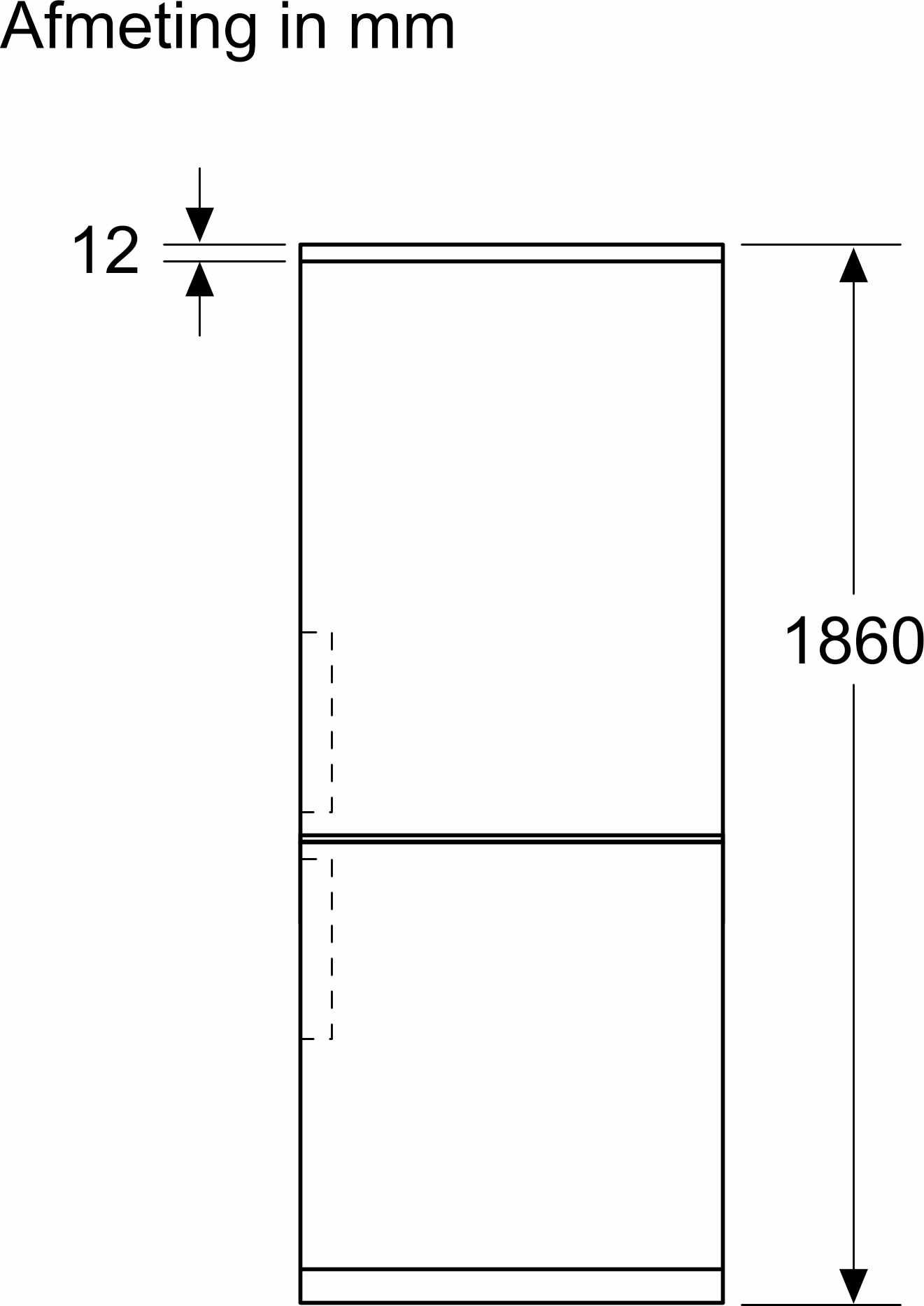 BOSCH SERIE 4 vrijstaande koel-/vriescombinatie - 186cm - KGN367ICT