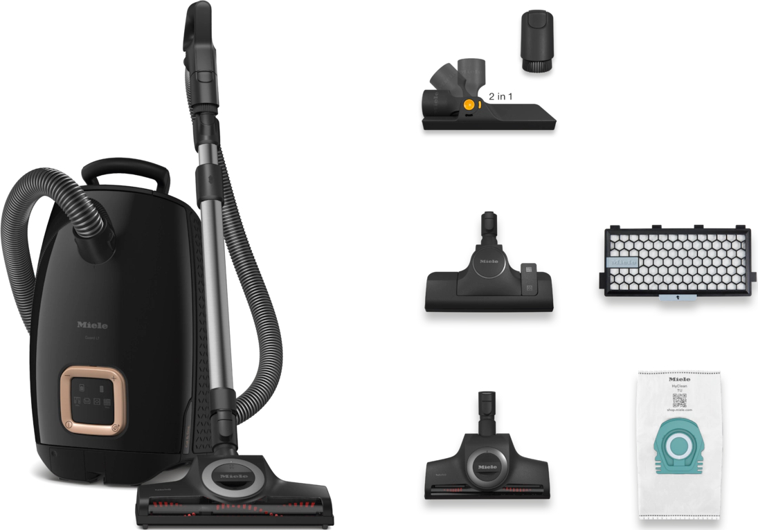 MIELE GUARD stofzuiger met zak - GUARDL1CATDOGOBSIDIANBLACKCE