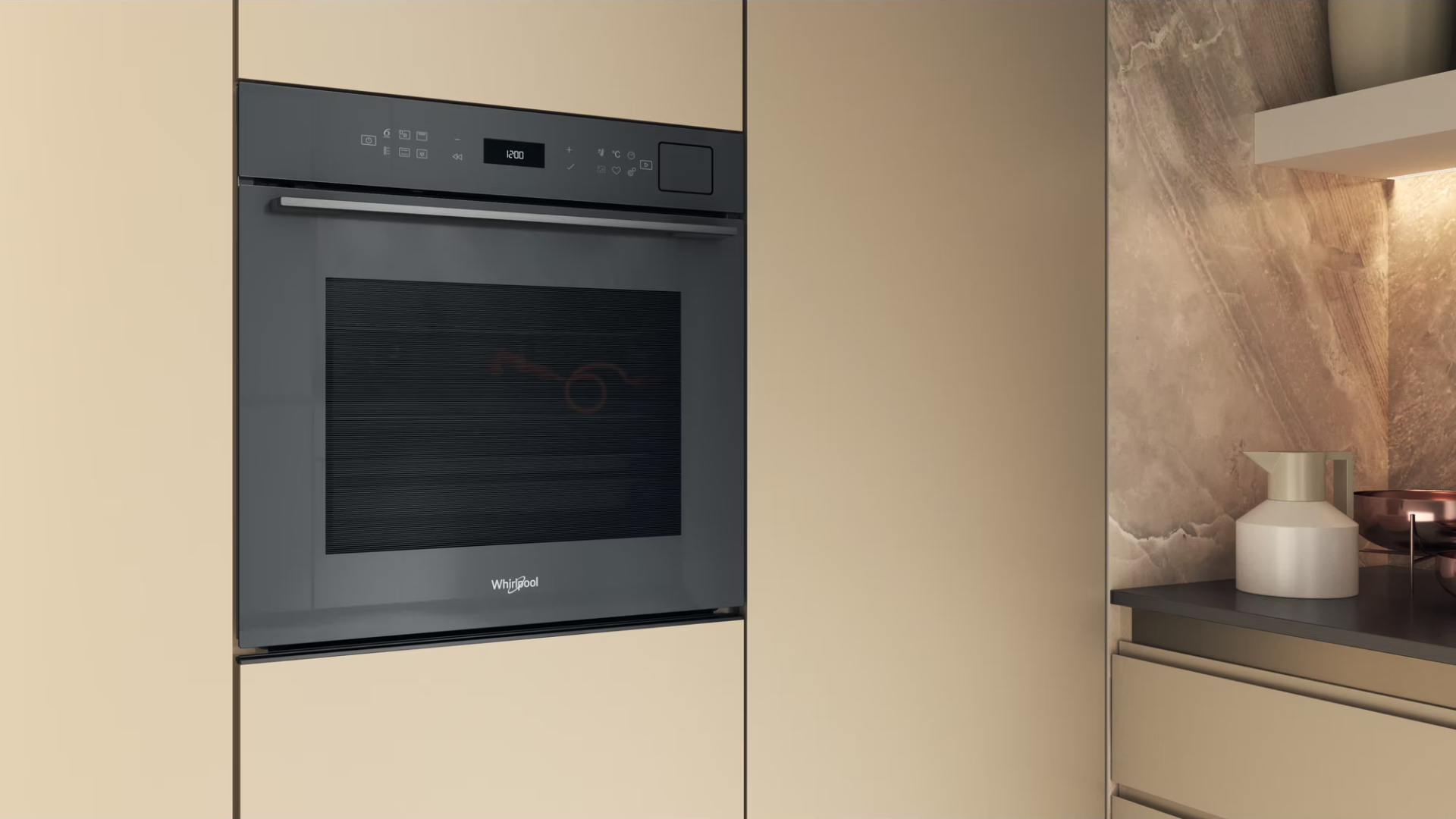WHIRLPOOL W7 Collection Inbouw stoomoven - WOI7A8FPT1SSGA