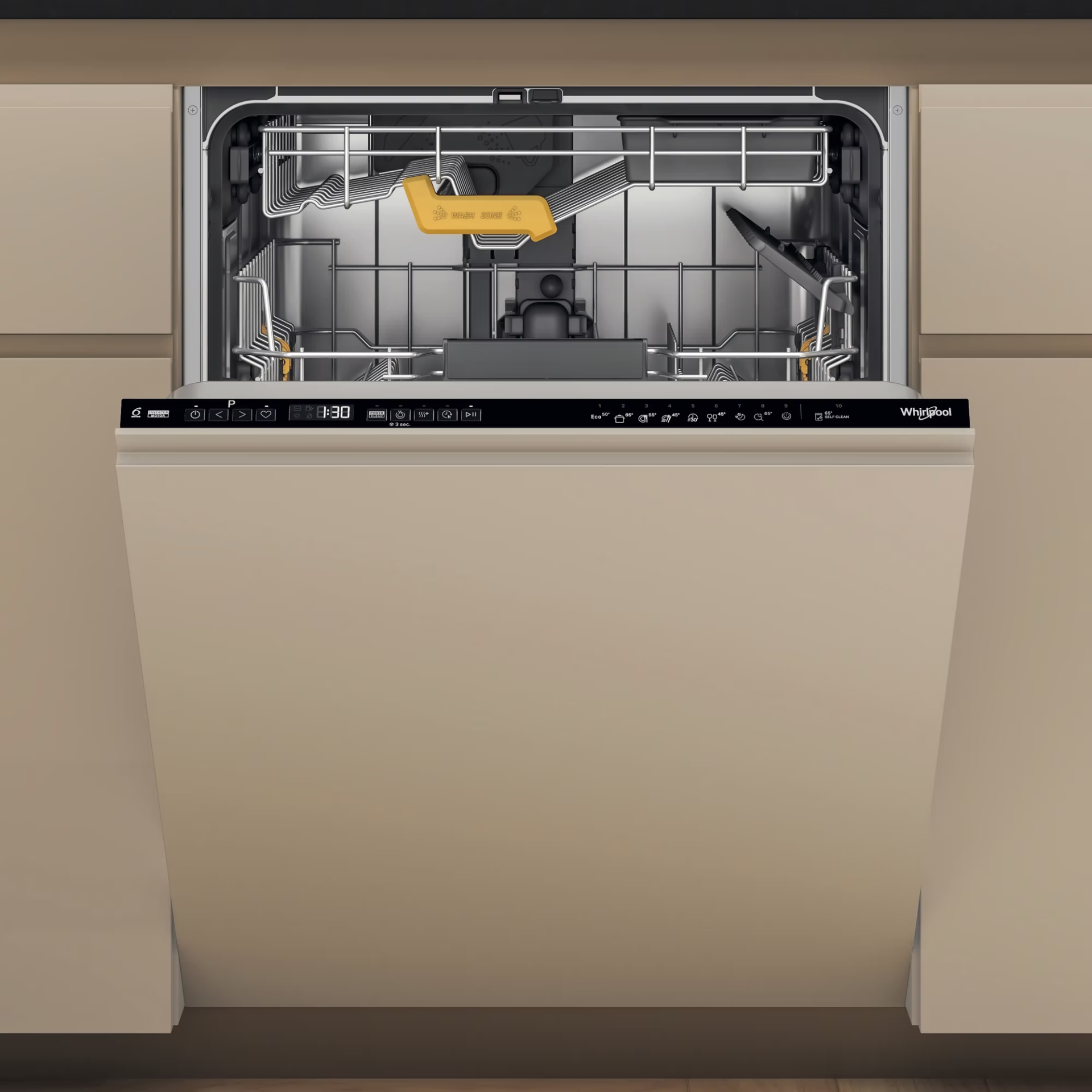 WHIRLPOOL vaatwasser volledig integreerbaar - WH8IPB14AM6L0