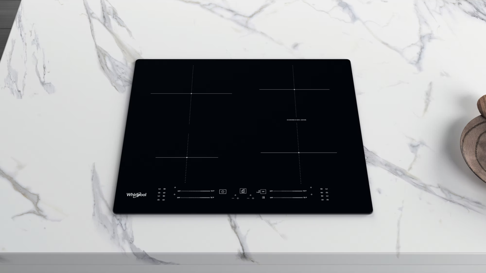 WHIRLPOOL inductiekookplaat - 59cm - WBS2560NE