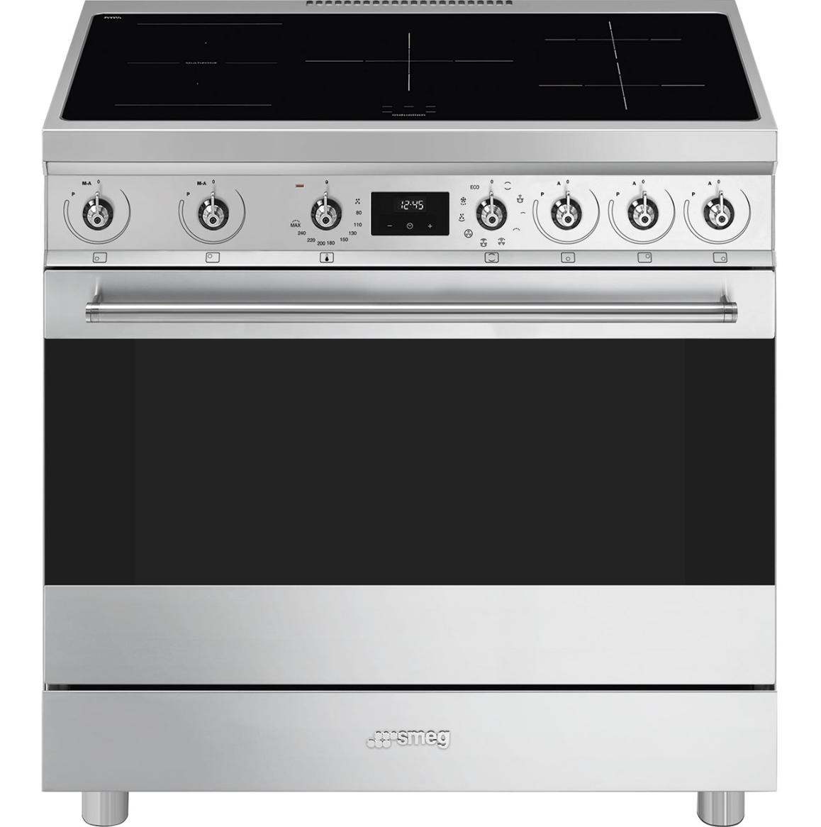 SMEG C9IMX2 fornuis met inductie kookplaat - 90cm