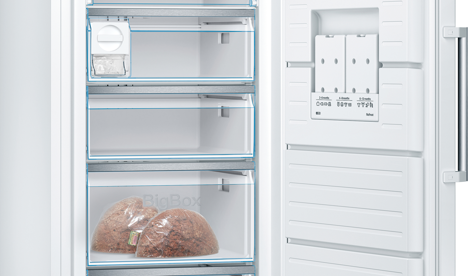BOSCH SERIE 6 vrijstaande vriezer - 191cm - GSN58AWCV