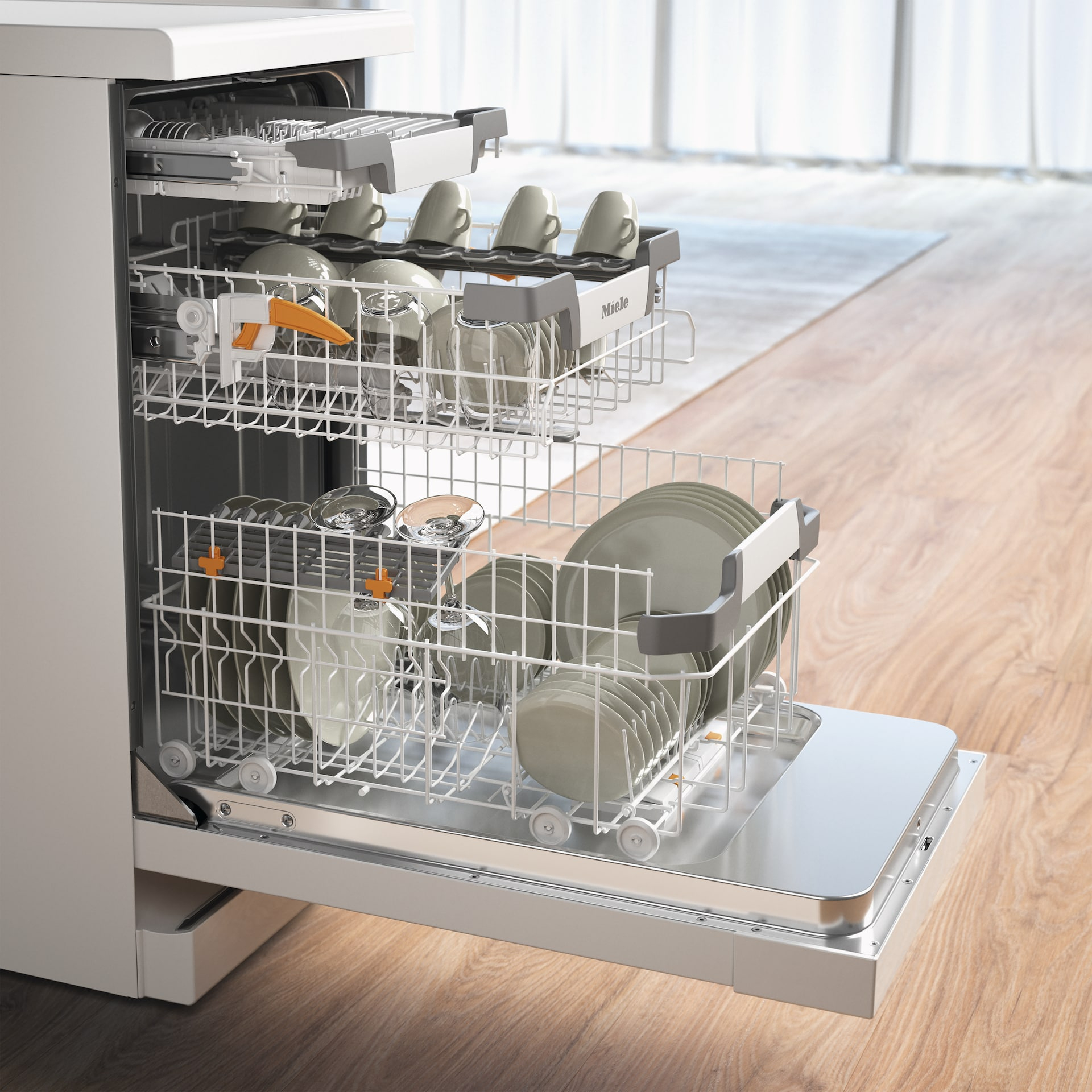 MIELE vrijstaande vaatwasser - G5740SCBW