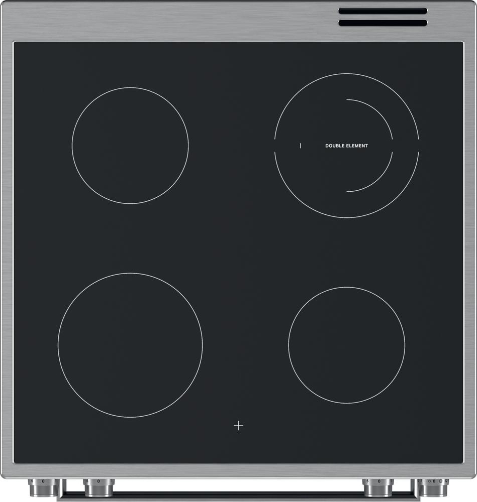 WHIRLPOOL fornuis met keramische kookplaat - 60cm - WS68V8CCXT
